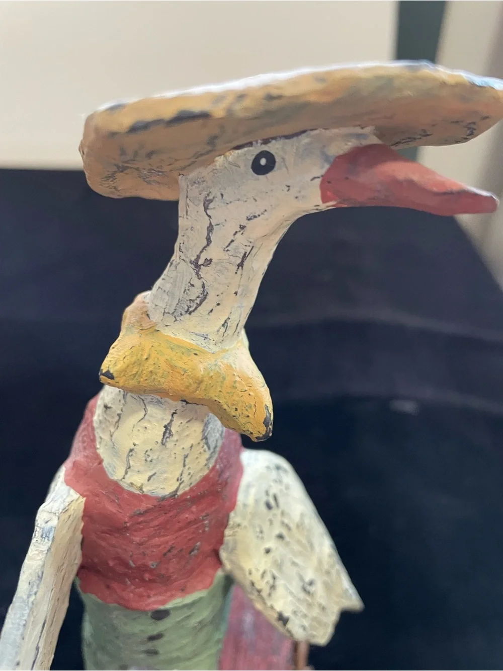 Primatives by Kathy rustic design farmer duck on a cart
